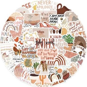 Boho Decal Stickers - 10pcs